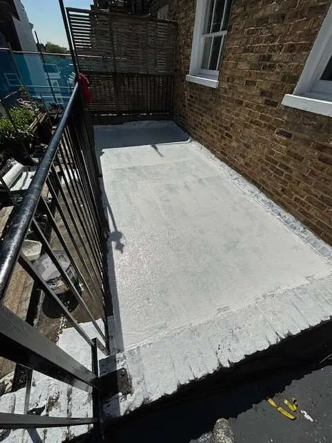 Balcony Repair — Base Coat