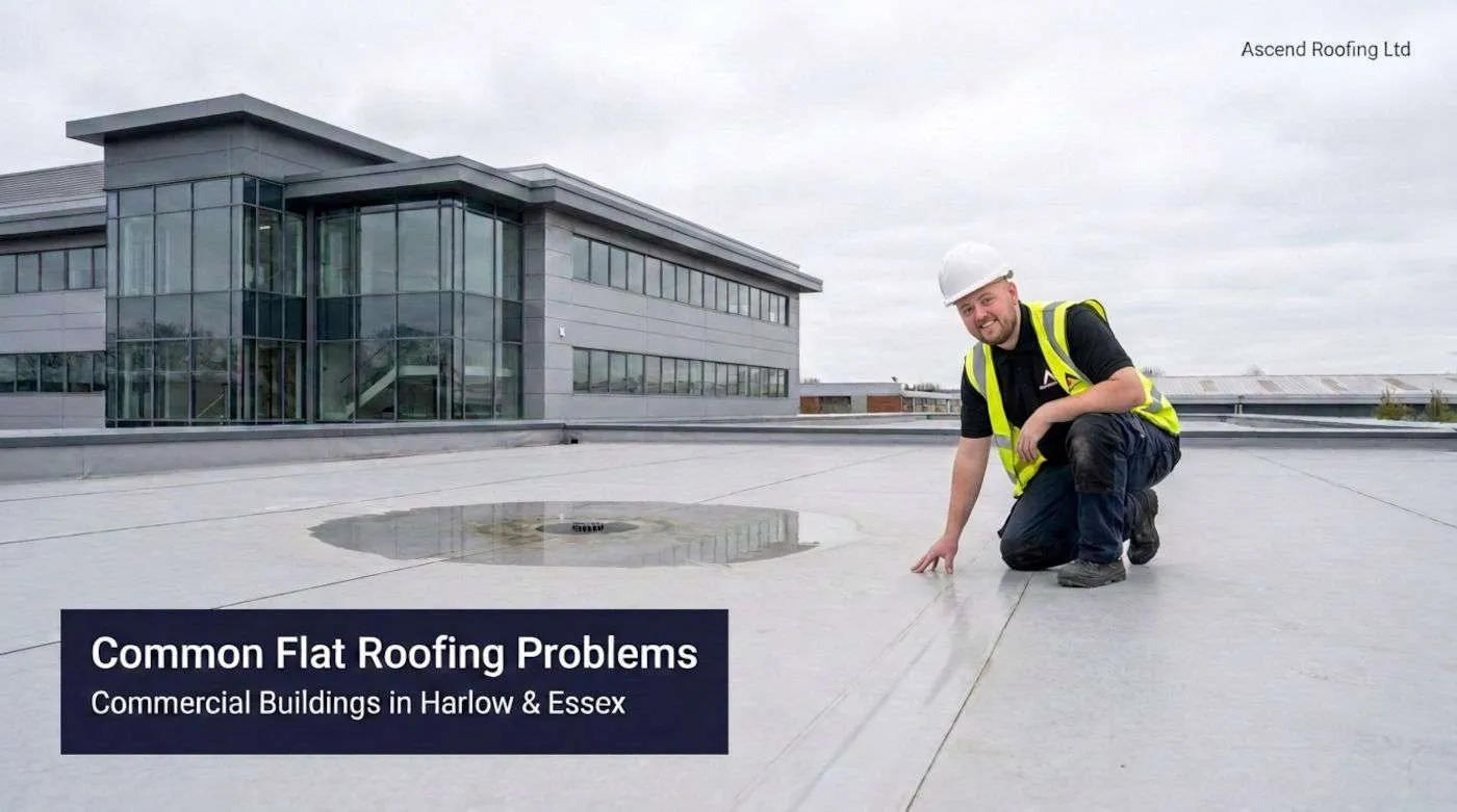 Common Flat Roofing Problems on Commercial Buildings in Harlow and Essex